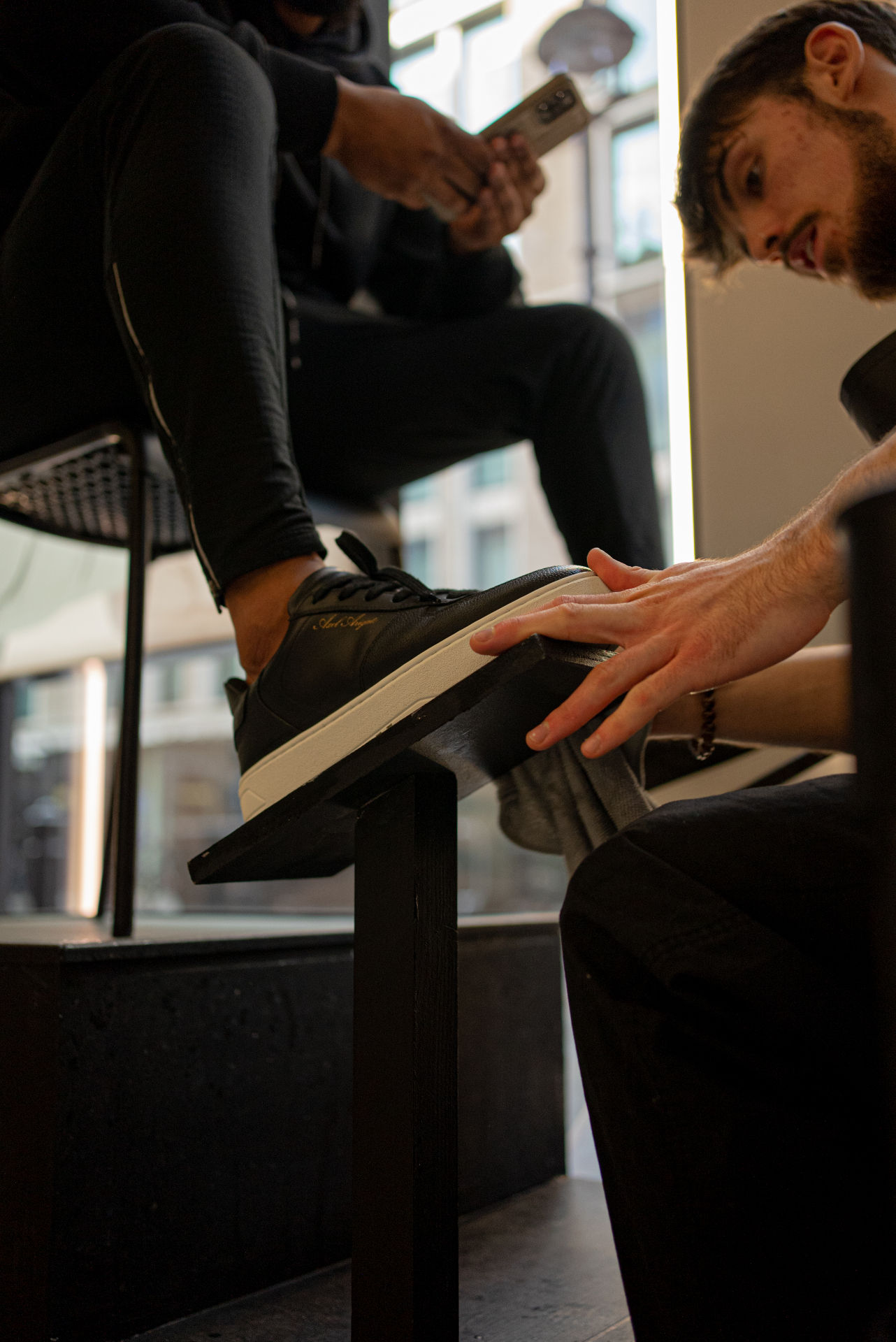 In-store care at Axel Arigato