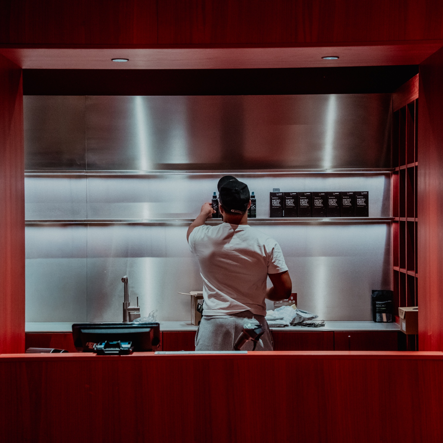 CLEANR live footwear care activation station