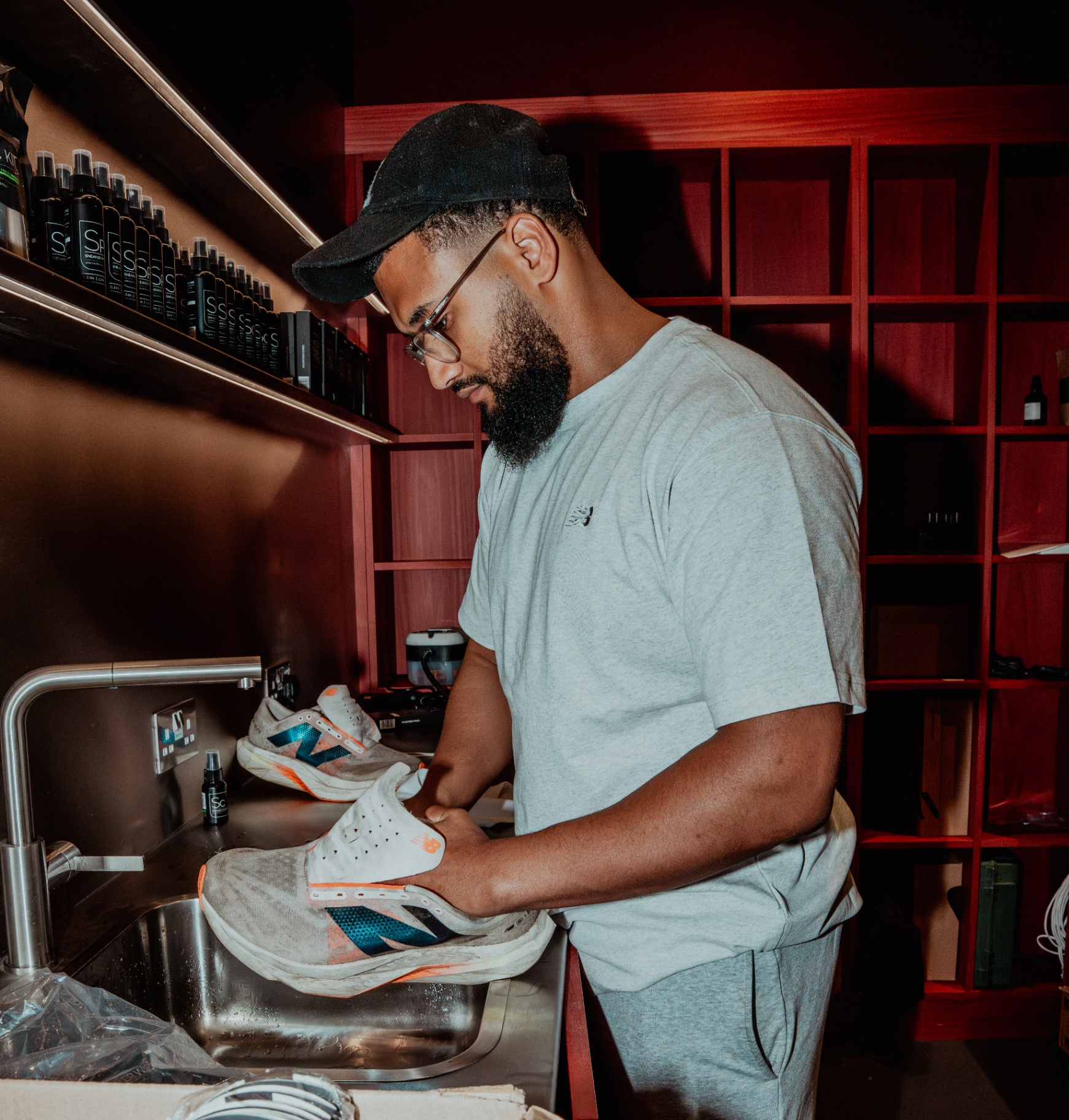 Specialist footwear care detail